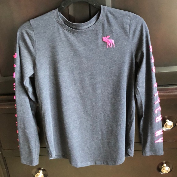 Abercrombie & Fitch Girls Long Sleeve T-shirt - Picture 1 of 2